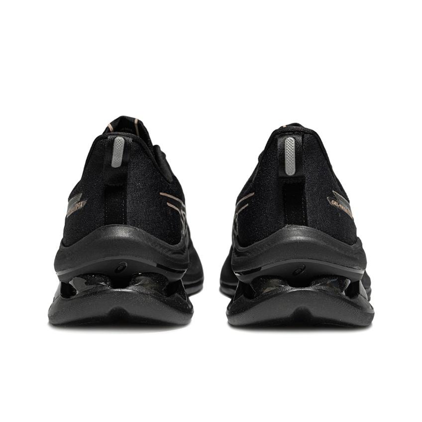 Asics Gel-Kinsei Max Удобные Универсальные Дышащие Кроссовки с Отскоком Низкие Мужские Кроссовки для Бега Черно-Серые 1011C204-002