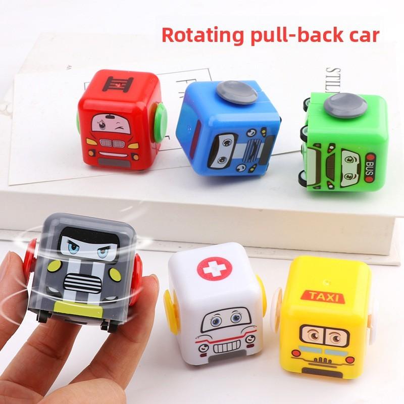 Mini Inertia Car Toy With Spin And Pull Back Features For Kids Playroom