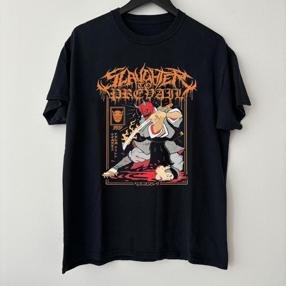 Vintage Slaughter To Prevail Viking Shirt Cotton Black S-5XL LL283 Unisex T-Shirt