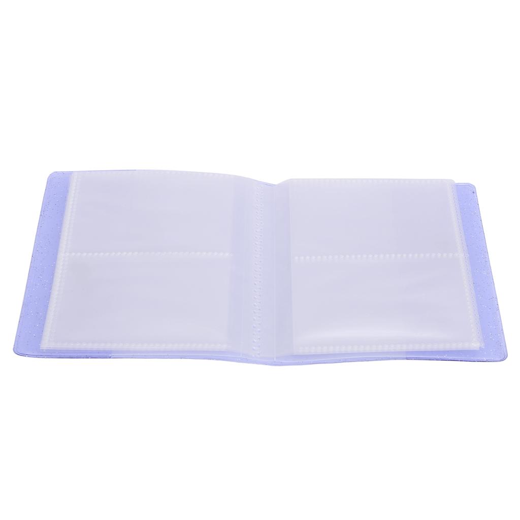 64 Pocket 3 Inch Photo Album Book for Instax for Fujifilm Mini 11/8/9/7s/25/70/90Purple