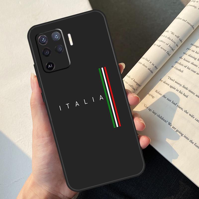 Italy Flag Case For OPPO A16 A15 A5 A9 A31 A53 A53S A1K A3S A5S A52 A72 A83 A91 A93 A54 A74 A94 Cover