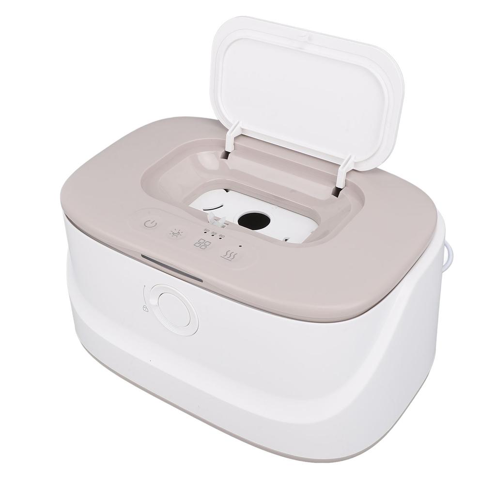 Подогреватель влажных салфеток для младенцев с регулируемой температурой, большой емкостью, диспенсер для подогрева влажных салфеток с ночником