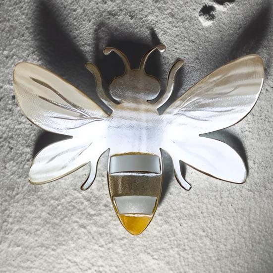 Металлическая пчела настенное украшение 3D пчела художественная работа настенная скульптура медоносная пчела внутреннее наружное украшение для двора сада дома фермерского дома