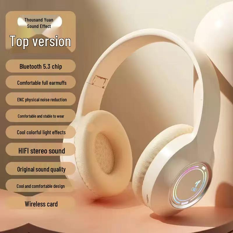 Беспроводная игровая гарнитура M3 Bluetooth с накладными амбушюрами и мощными басами