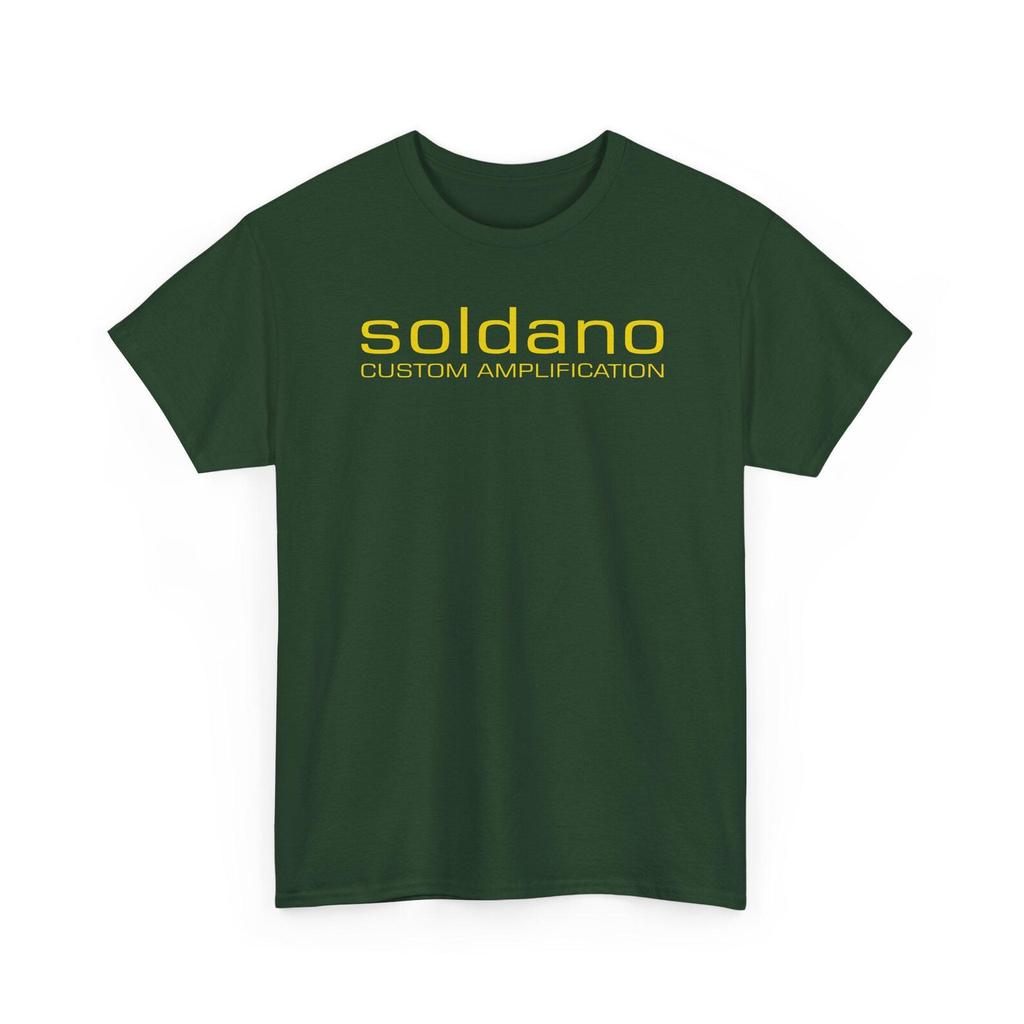 Soldano logo tee | Graphic T-Shirt, Minimal Yellow Text