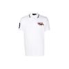 Polo SS23 Animal Pattern Вышитая рубашка поло с коротким рукавом Мужские топы Белый 710900614-001