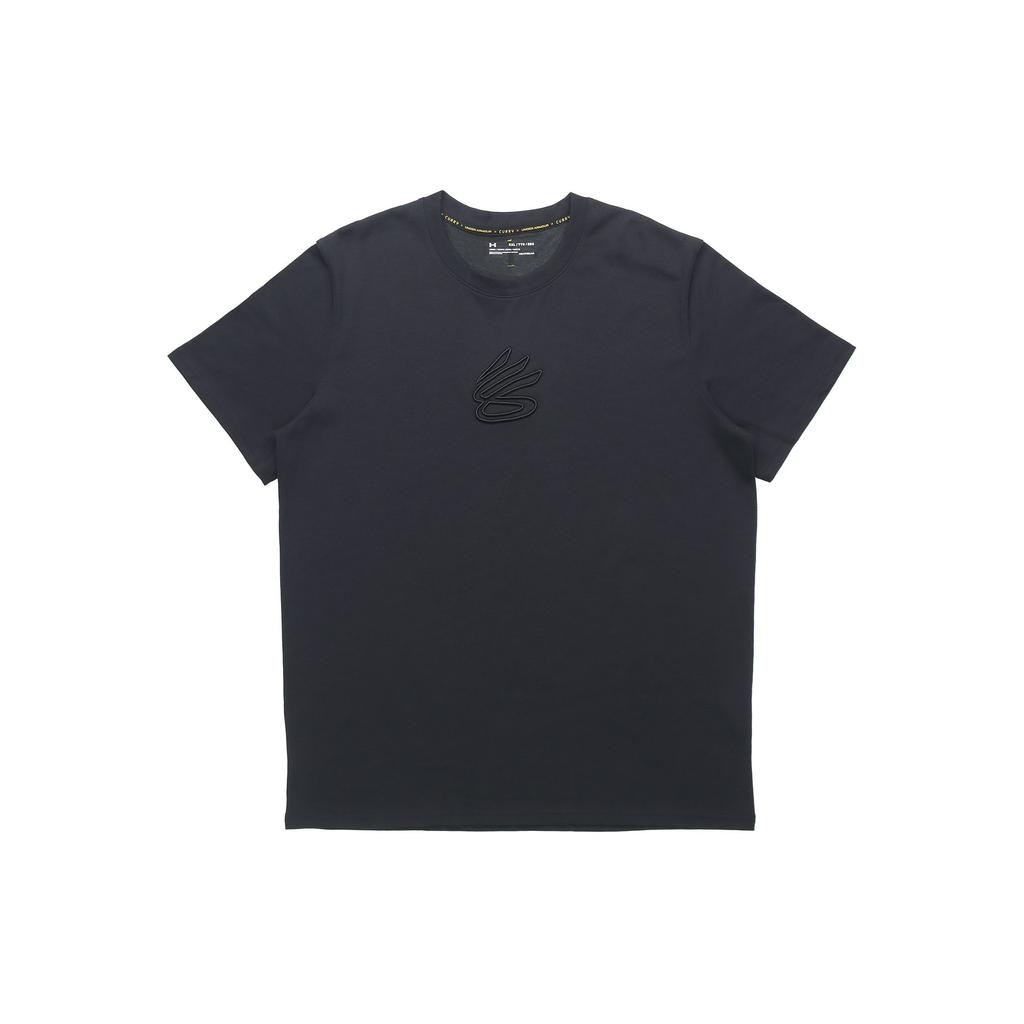 Under Armour Curry Embroidered Logo Basketball Sports Crew Neck Short Sleeve T-Shirt Men Tops Black 1362005-001