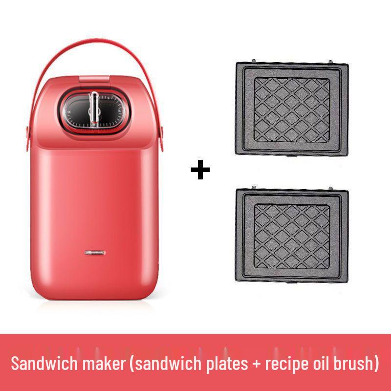 Multi-Function Breakfast Maker: Sandwich, Toast, Waffle, and Egg Cooker