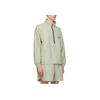 Fear of God Essentials Спортивная куртка с молнией до середины и логотипом на плече, унисекс, цвет шалфей, FOG-FW20-191