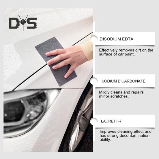 Nano Sparking Cloth Устранитель царапин на автомобиле Простая паста для ремонта царапин на автомобиле с Nano Sparking Cloth для полировки царапин на автомобиле Воск для защиты краски