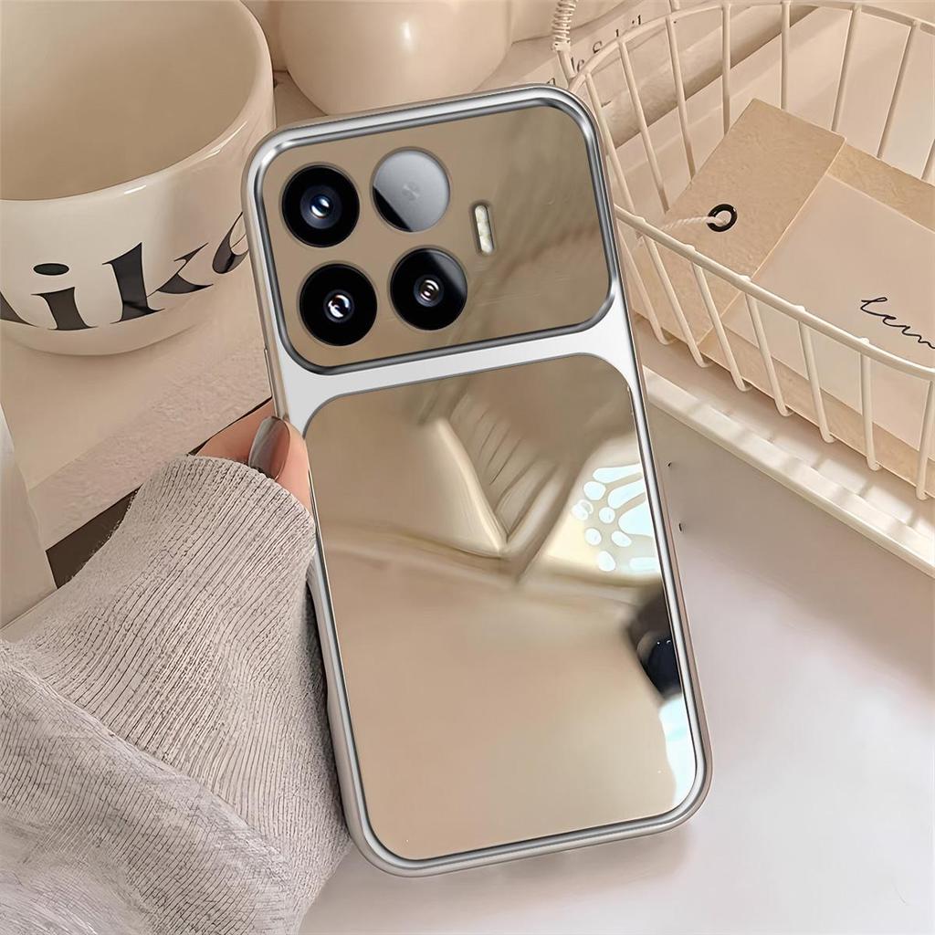 Чехол для Xiaomi 17T Pro, 17T Trending с большим окном, зеркальный корпус телефона