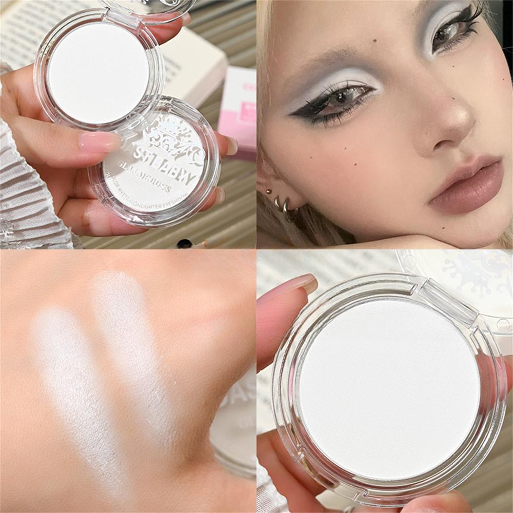 Monochrome Matte Beige Highlighter Palette Lasting Face Contouring Nose Shadow White Brighten Highgloss Eyeshadow Blusher Makeup