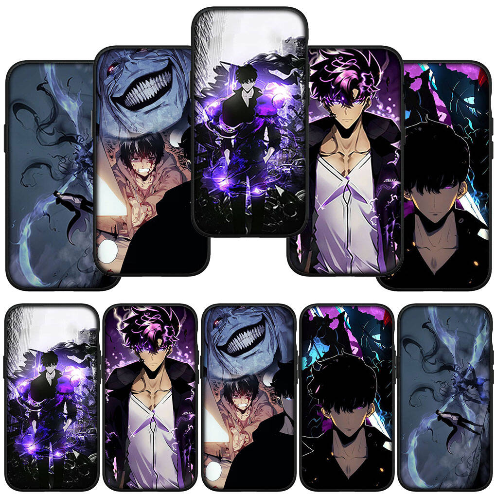 Phone Case for Samsung Galaxy S25 S23 S22 S24 Ultra FE A05 A06 A15 A16 A36 A37 A35 A54 A55 A56 A57 A25 A26 A53 A17 Cartoon Solo Leveling Arise Cover