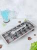 Stainless Steel Ice Cubes Tray with Easy Release Handle Metal Ice Cubes Tray Ice Cubes Maker for Kitchen & Bar