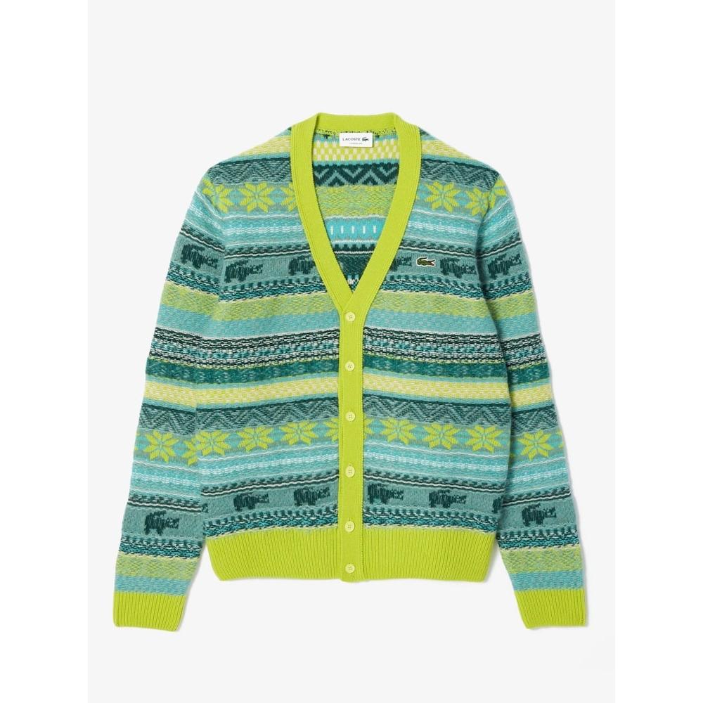 Lacoste Мужской кардиган S из смеси шерсти Fair iSle Ah5662 53n Pai q2nAh5662 53nPai