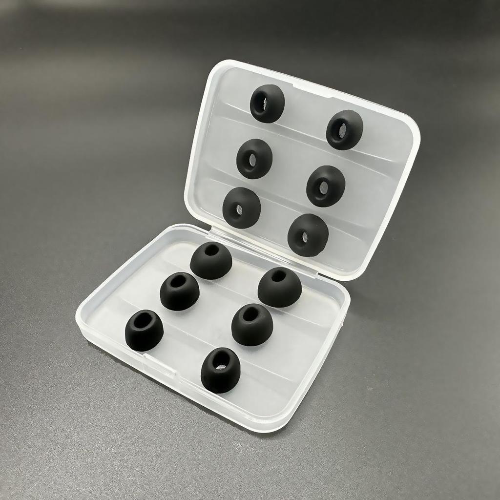 Силиконовые амбушюры AirPods Pro 3-го поколения с оригинальным пластиковым сердечником - 12 шт.