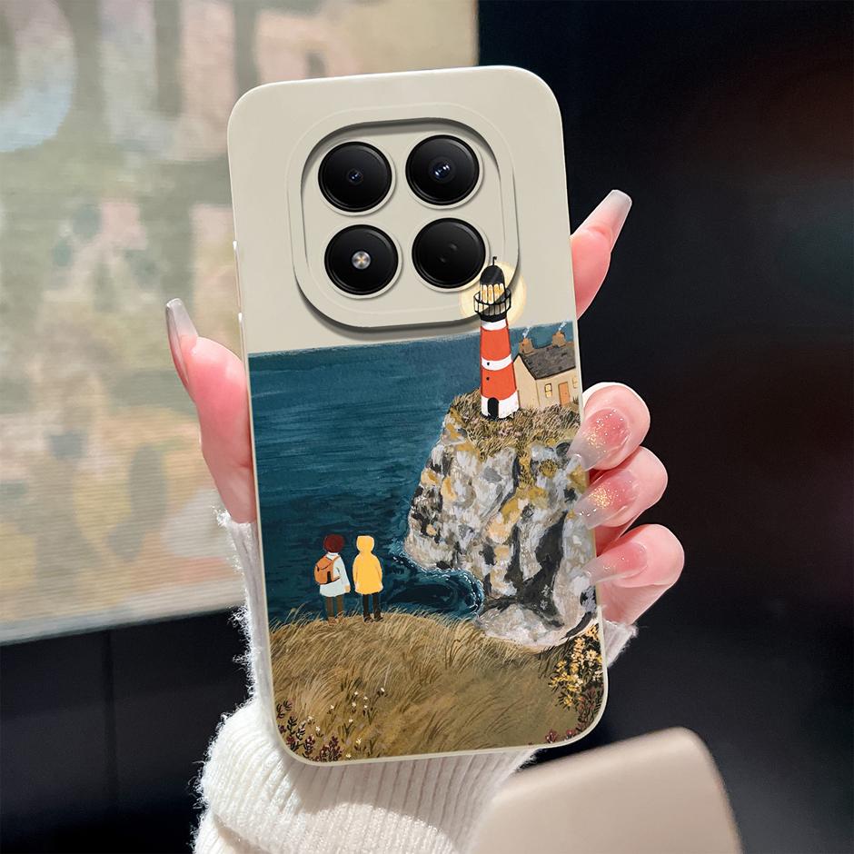 Чехлы Для Redmi Note 15 Pro Plus 4G 5G Мультяшное Сердце Мягкий Силикон Защитный Чехол Для RedmiNote15Pro Plus Защита от Царапин Fundas