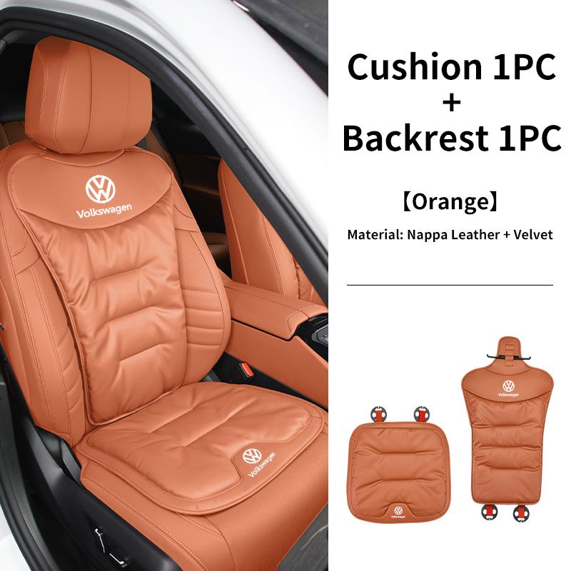 Car Seat Soft Velvet Cushion Plush Non-slip Cover Front Rear Seat Cover For Volkswagen VW Golf 4 6 7 GTI Tiguan Passat B5 B7 MK5 zf9
