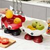 Мультяшная фруктовая тарелка большой вместимости с широким горлом, фруктовая миска, многофункциональный декоративный поднос для закусок для дома, гостиной