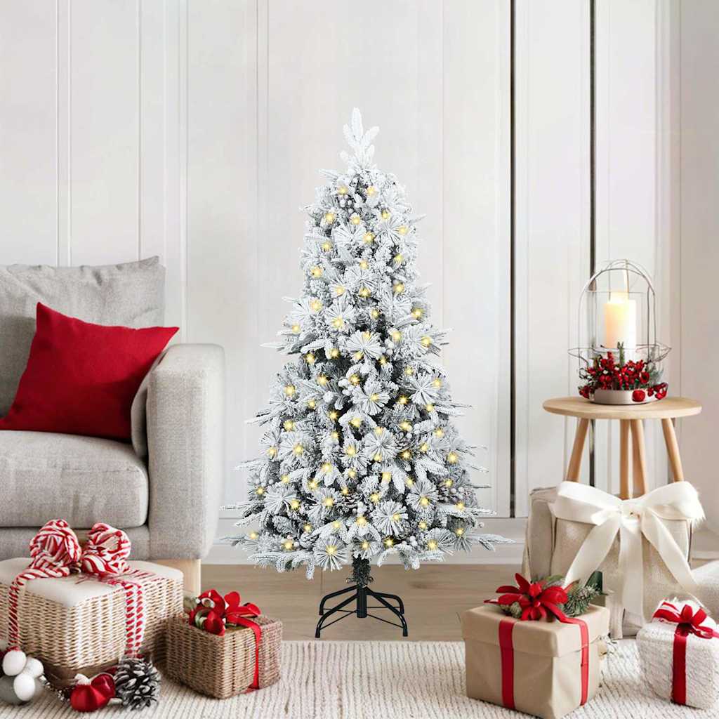 Artificial Foldable Christmas Tree Green 120 cm PE and PVC