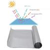 5M One Way Mirror Window Film Reflective Privacy Glass Tint Self-Adhesive Black-Silver Window Film for Home Office, Easy Install