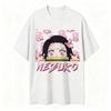 Demon Slayer Nezuko Anime T Shirt Unisex Women Cotton Short Sleeve Casual Tops 2026 Summer Graphic Tee Cute Cosplay Streetwear Y2k