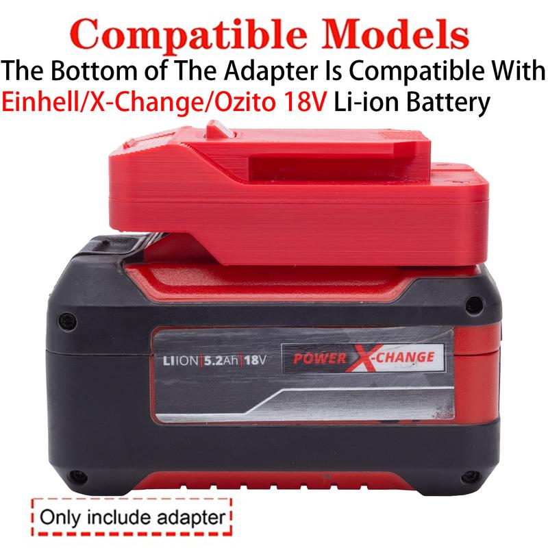 Адаптер аккумулятора для инструментов Aldi Ferrex 20V Li-ion на аккумулятор Einhell/Ozito 18V Li-ion Адаптер-конвертер Аксессуар для электроинструмента