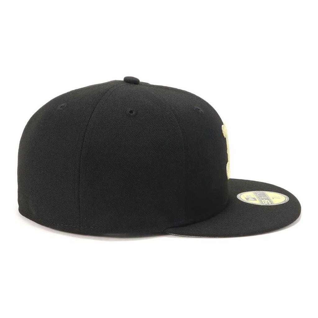[New Era] Cap, Japanese Professional Baseball Hat, Orix Buffaloes 2 7 12 5950 NPB ORIBUF BLK GLD 23J