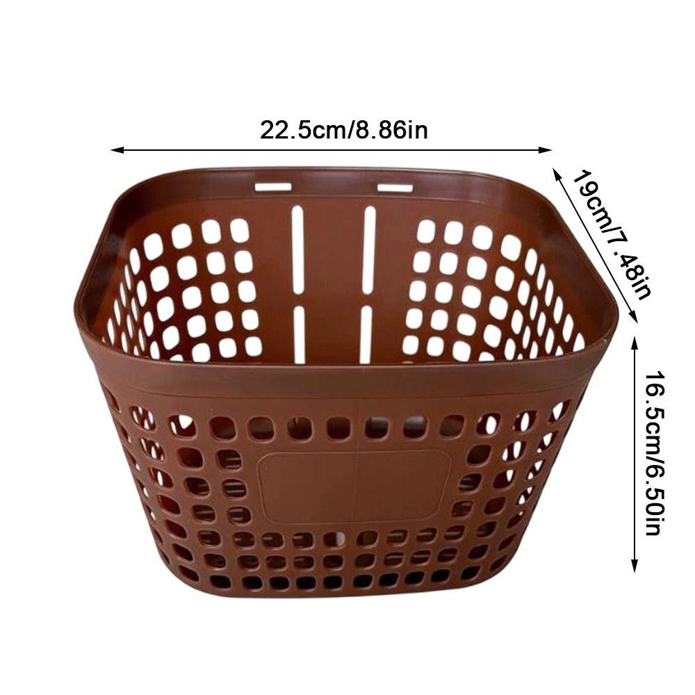 3 Colors Children Kids Bicycle Basket Thickened Plastic Walking Tool Storage Basket