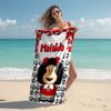 1pc Mafalda1 Beach Towel, Comfortable and Thick, and Swimming/Bath/Picnic/Camping Towel, Suitable for Seaside Beaches