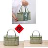Traditional Bamboo Storage Basket With Handcrafted Design For Kitchen Organization