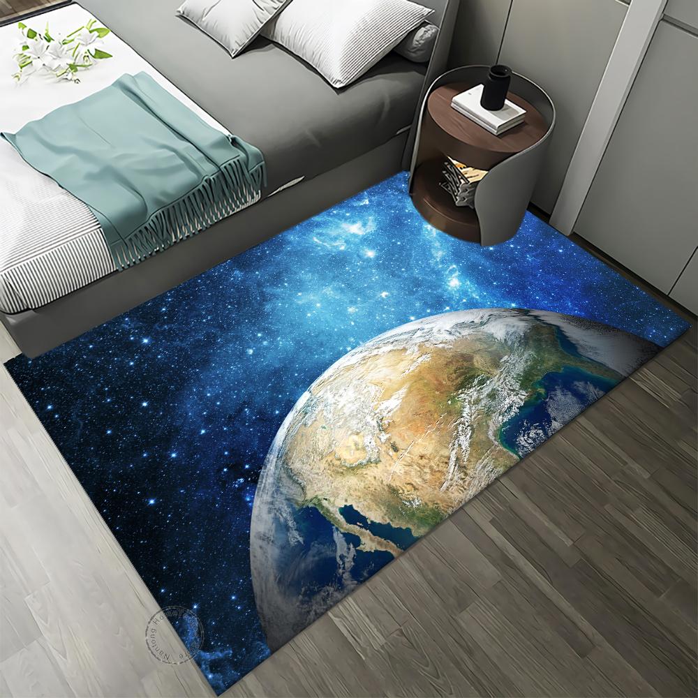 3D ковер с рисунком планеты Земля для гостиной, спальни, прихожей, ванной, для отдыха, декор для дома