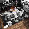 1pc Evan Peters3 Print Area Rug - Soft, Washable Non-Slip Indoor Mat for Office Chairs, Living Room, Home Office Decorative Rug
