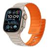 Роскошный ремешок для Apple Watch 49 мм 45 мм 46 мм 44 мм 40 мм 42 мм 41 мм 38 мм силиконовый магнитный браслет Correa iWatch Series 10 9 8 7 SE Ultra 2 3