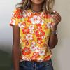 Fashion Women Blouse T-Shirts 3d Floral Print Casual Tops Ladies Casual Female T Shirts Harajuku Girls Short Sleeve Clothes