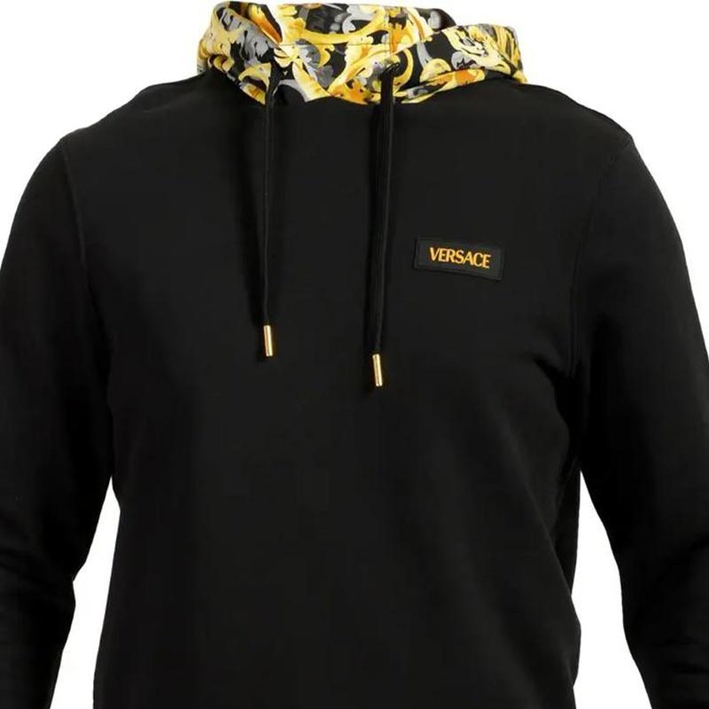 VERSACE Printed Hood Sweatshirt Men's 1015093-1A10596-5B000