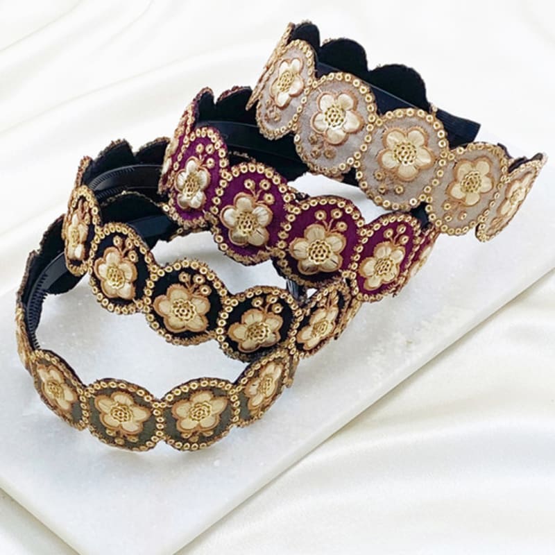 BESTY Романтическая повязка на голову с пионами