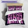 3pcs Kpop Hunter10 pattern bedding set duvet cover set includes duvet cover &pillowcases, perfect all season bedroom decoration & gift