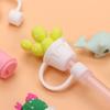 Airtight Straw Tips Cartoon Plugs Cover Cup Accessories Drinking Dust Cap Silicone Straw Plug