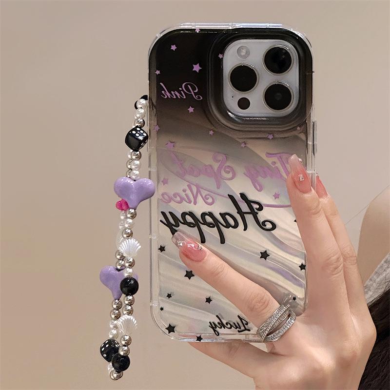 Чехол Zhitai Phantom 15 для iPhone 14/13 Pro Max с цепочкой для телефона, совместим с iPhone 12/11.