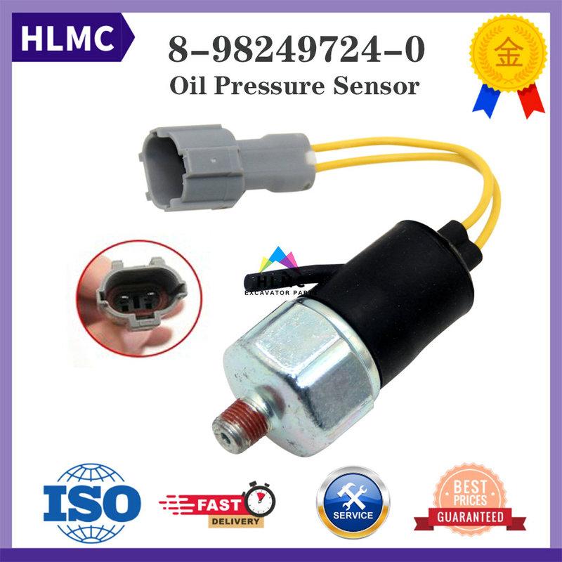 Oil Pressure Switch Excavator Parts 8-98249724-0 Oil Pressure Sensor For Isuzu Engine 6BG1 6HK1 6HK1XQ 6BG1TRA