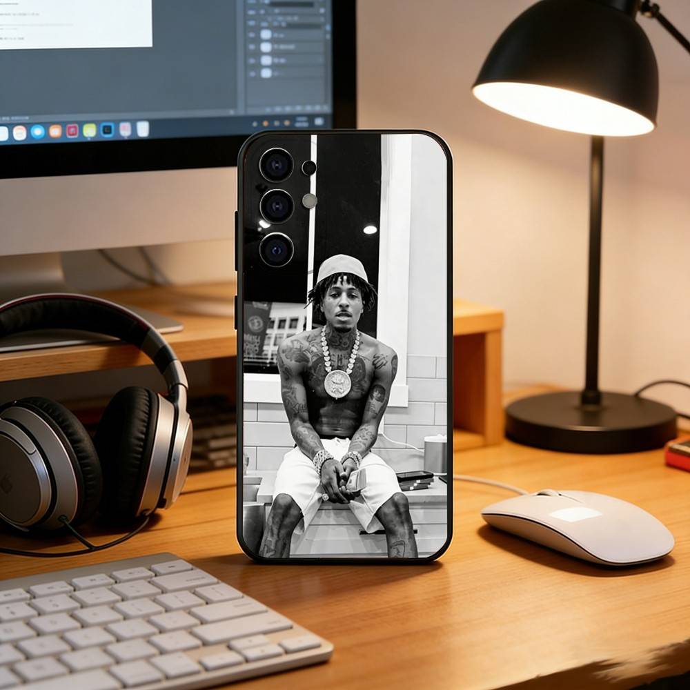 YoungBoy Never Broke Again Чехол для телефона Черный Силиконовый Мягкий Для Samsung S25,S24,S21,S22,S23,S30,Ultra,S20,Plus,Fe,Lite