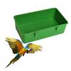 Bath Tub Food Bowl Feeder Bird Food Box Pet Bird Bowl Parakeet Food Dispenser Parrot Bath Basin