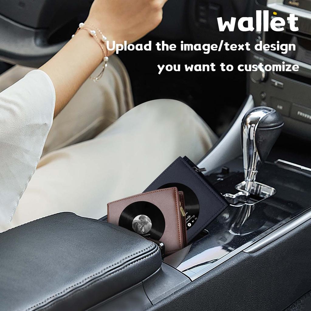Personalized Custom Wallets Can Be Customized On Both Sides With Songs And Pictures. Suitable For Gifting To Boyfriends And Girlfriends