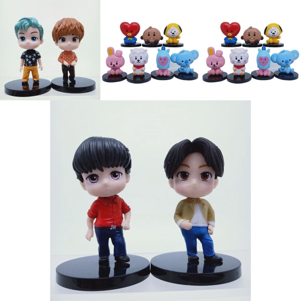 Изысканный набор из 7 фигурок звезд K-pop группы Bangtan Boys для уникального декора
