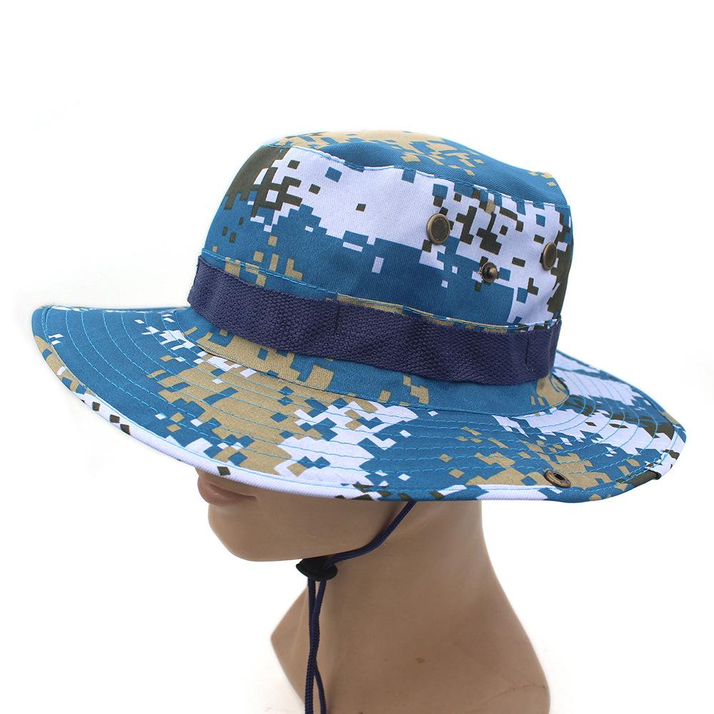 Unisex Outdoor Camouflage Boonie Hat for Camping, Fishing, and Travel - Sun Protection Included