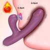Женский вибратор для точки G, присоска для клитора, мощный вакуумный стимулятор клитора, силиконовая вибрационная женская мастурбация, секс-игрушка для пары