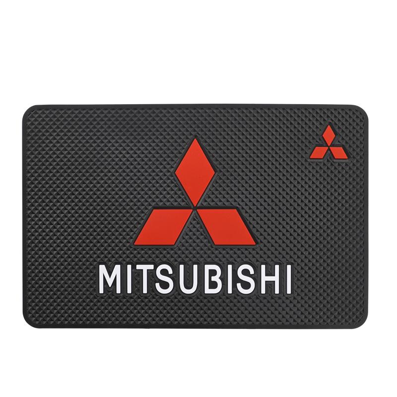 cxfnzt1 Car Anti-Slip Mat Dashboard Silicone Sticky Storage Pad Interiors For Mitsubishi Eclipse Lancer Outlander Pajero ASX Colt I200