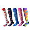 Компрессионные носки Wish Sports для спорта, бега на открытом воздухе, велоспорта, носки с давлением, многоцветные фитнес-носки для бега