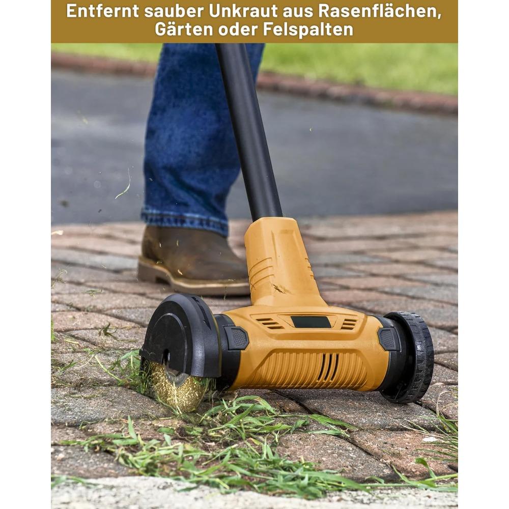 115-мм металлическая щетка-крацовка для Ryobi RAC814 RY18PCA-0 Очиститель патио Металлическая щетка для очистки сорняков в швах плитки